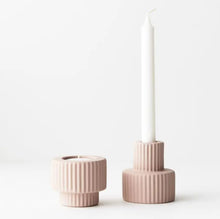 Load image into Gallery viewer, Paris Ceramic Candle Holder - Pink
