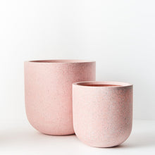 Load image into Gallery viewer, Egg Terrazzo Large Pot Set of 2 - Pink
