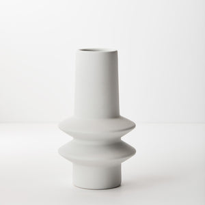Stevie Ceramic Vase - White